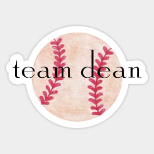 team dean (Forester) Sticker